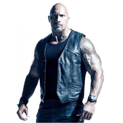 The Fate Of The Furious Dwayne Johnson Leather Vest